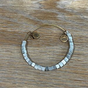 Alex and Ani Silver Cube Bracelet